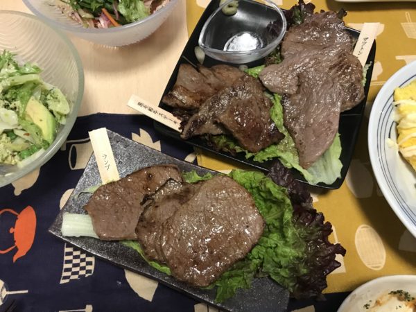 誕生日ディナーのお肉